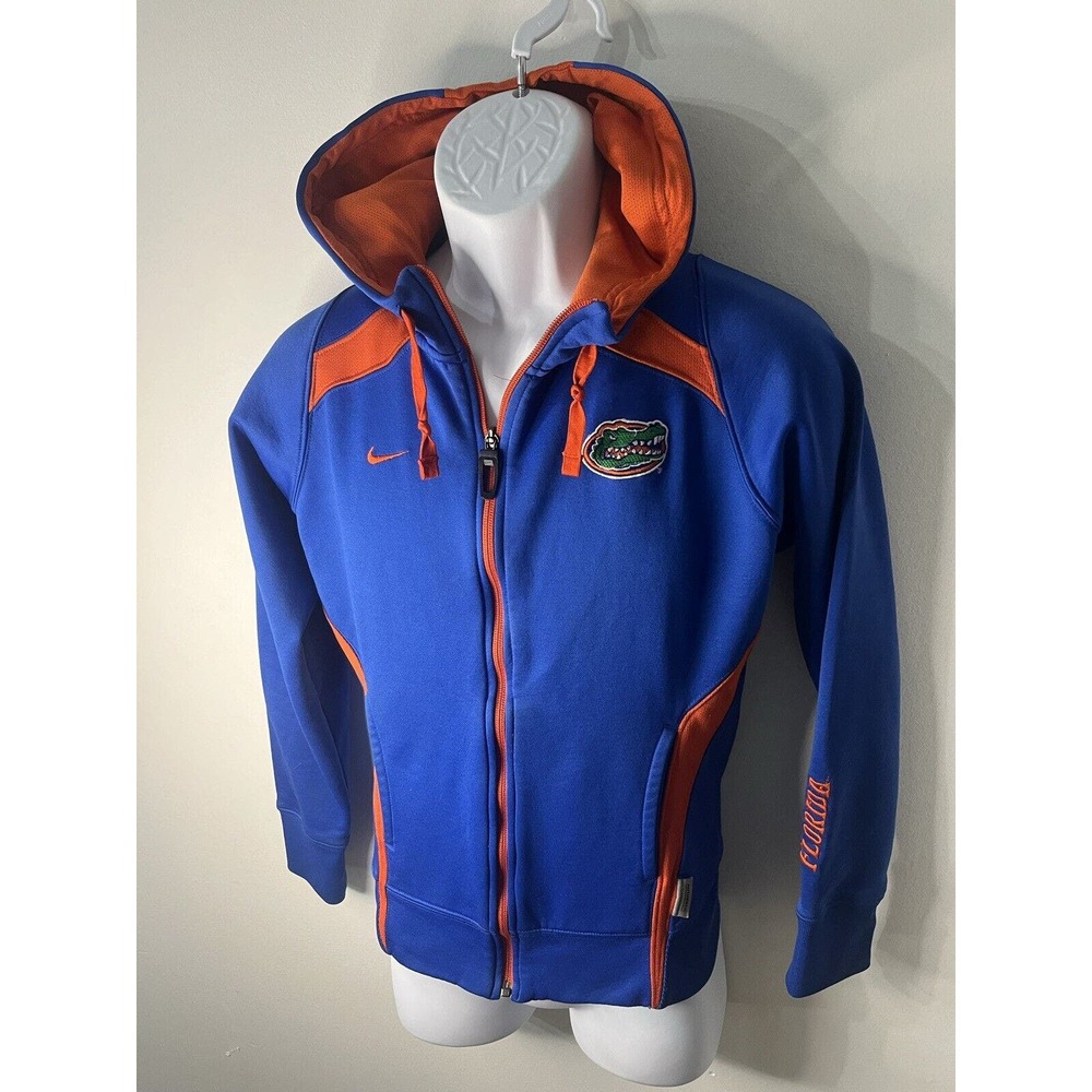 Florida Gators Nike Quarter Zip Pullover Youth Medium (14-16) Therma Fit Blue